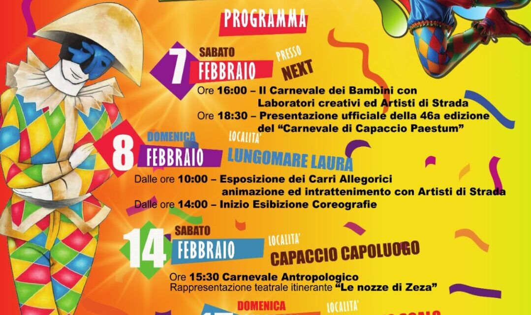 Capaccio Paestum (Salerno) – Carnevale 2026