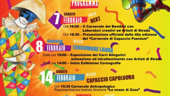 Capaccio Paestum (Salerno) – Carnevale 2026