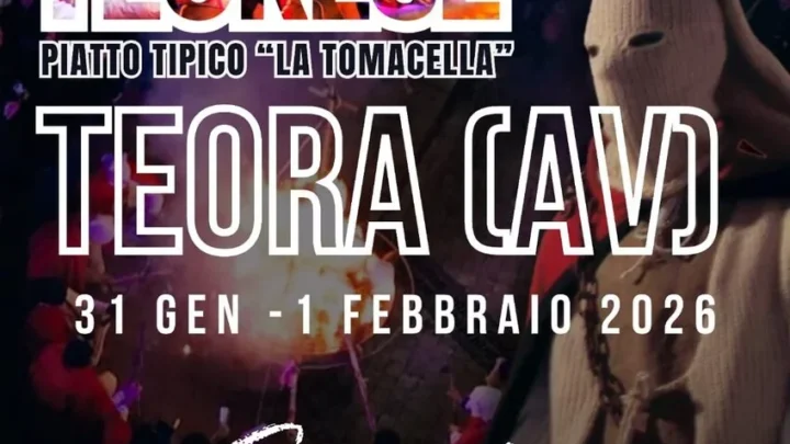 A Teora il Carnevale accende la notte con Li Squacqualacchiun