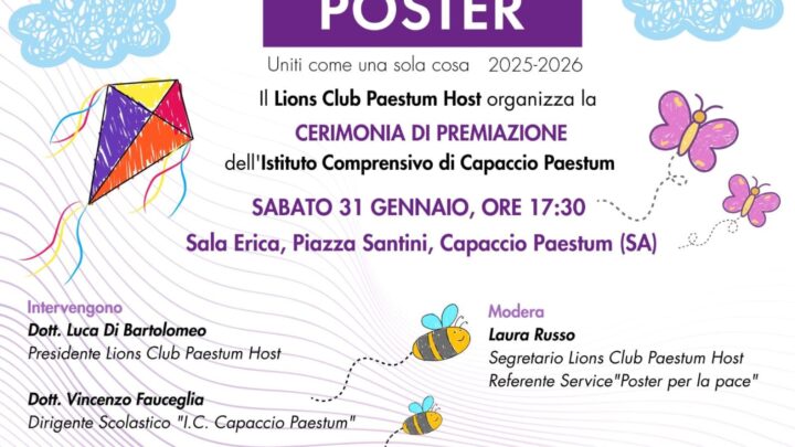 Premiazione “Poster della Pace”: l’arte dei giovani per un futuro di unità