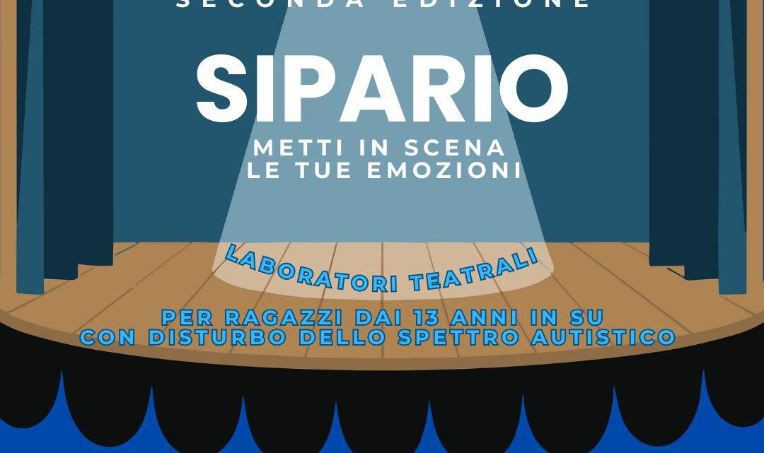 Torna il progetto “Sipario”: il teatro come strumento di inclusione e crescita per persone con disturbo dello spettro autistico