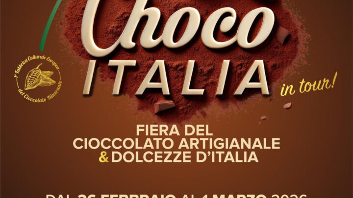 Dal 26 febbraio al 1° marzo torna Choco Italia: artigiani, laboratori e buona musica nel cuore di Caserta
