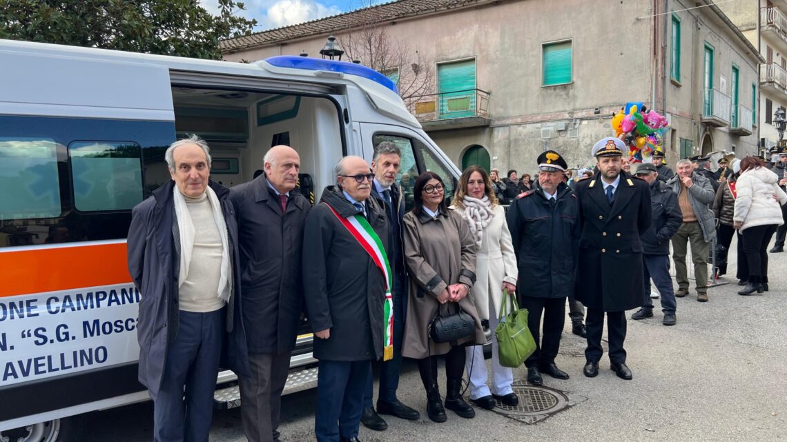 Solofra dona un’ambulanza all’A.O. Moscati: un gesto concreto di solidarietà