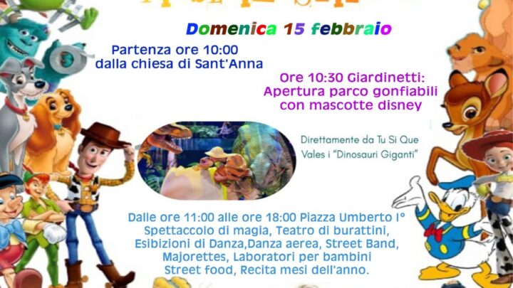 Fiabe, musica e spettacoli: a Sala Consilina una giornata di magia per tutta la famiglia