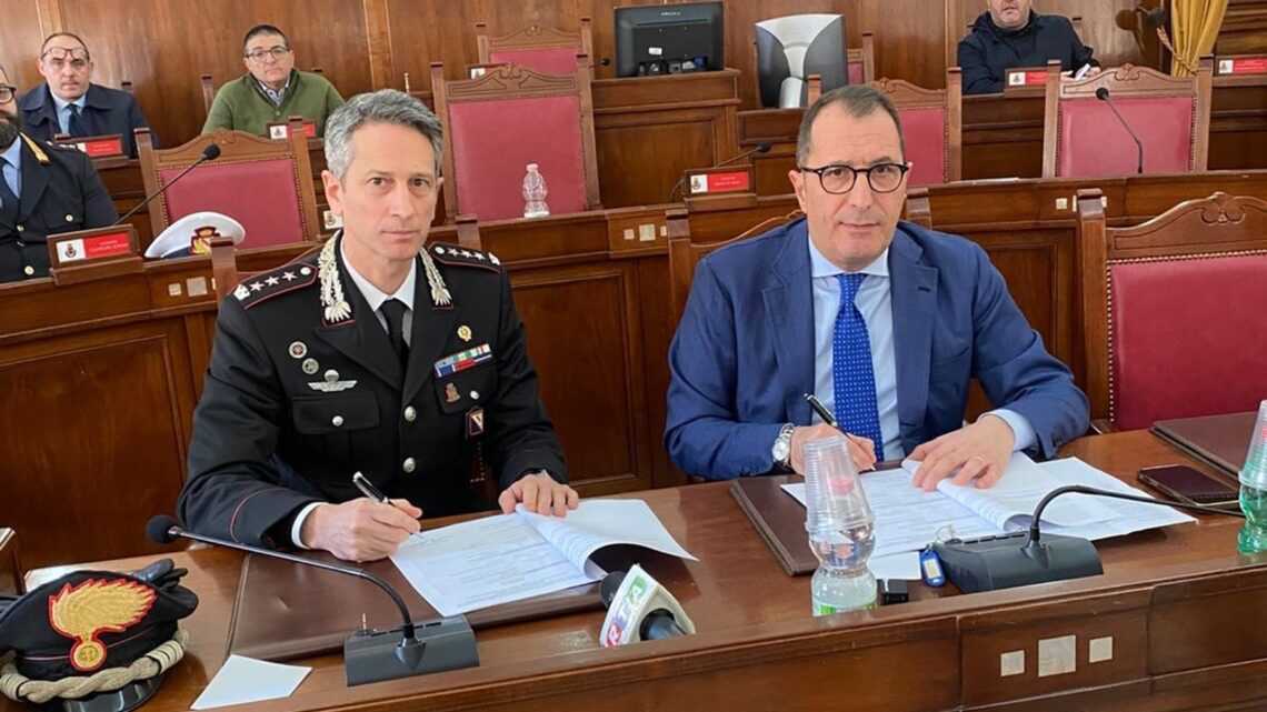 Nocera Inferiore, firmato il protocollo per la nuova videosorveglianza urbana