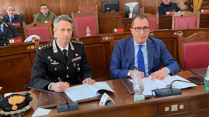 Nocera Inferiore, firmato il protocollo per la nuova videosorveglianza urbana