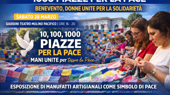 Benevento, “1000 Piazze per la Pace”: donne unite per un messaggio di solidarietà