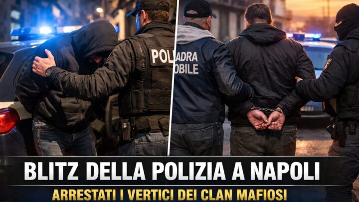 Napoli, doppio blitz della Polizia: arrestati vertici dei clan nel centro storico