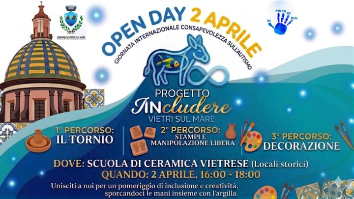 Vietri sul Mare, laboratorio gratuito di ceramica per ragazzi nello spettro autistico: open day il 2 aprile