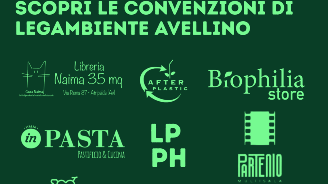 Legambiente Avellino amplia le collaborazioni: nuove convenzioni per i soci