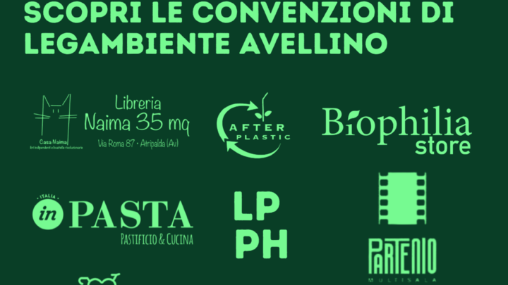 Legambiente Avellino amplia le collaborazioni: nuove convenzioni per i soci