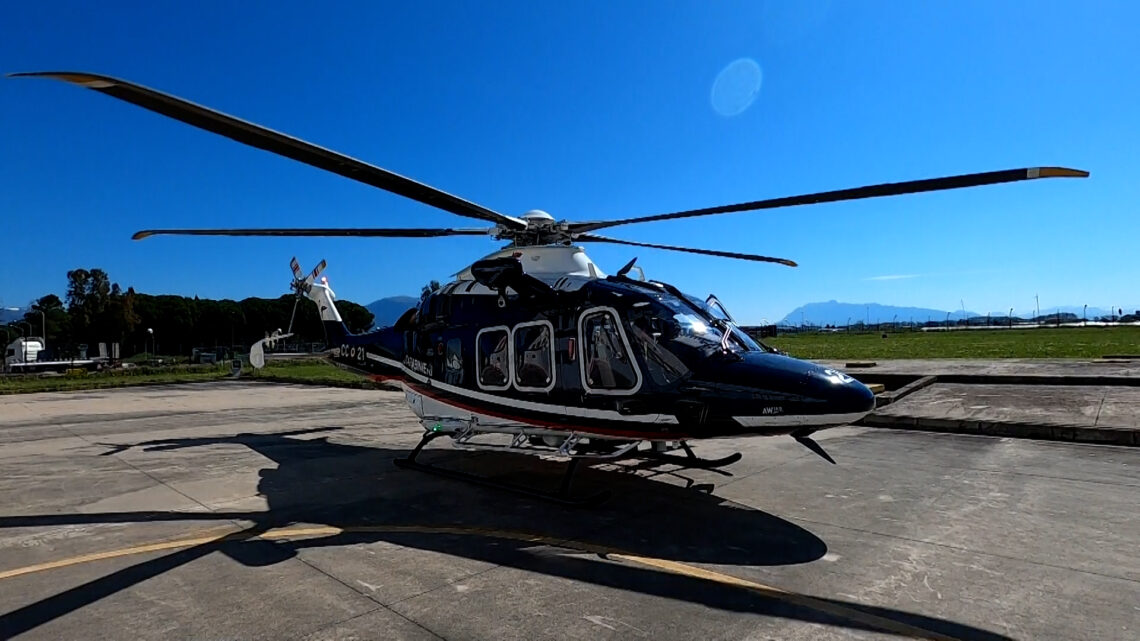 Nuovo elicottero AW169 al 7° Nucleo Elicotteri di Pontecagnano: tecnologia e sicurezza al servizio dell’Arma
