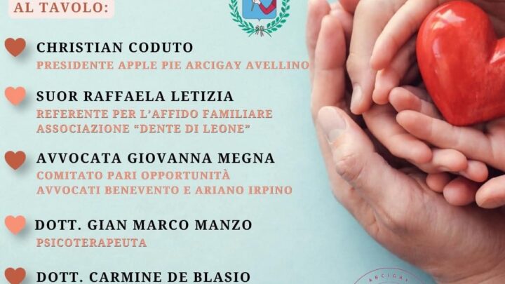 L’affido familiare oltre i pregiudizi: incontro ad Atripalda il 10 aprile