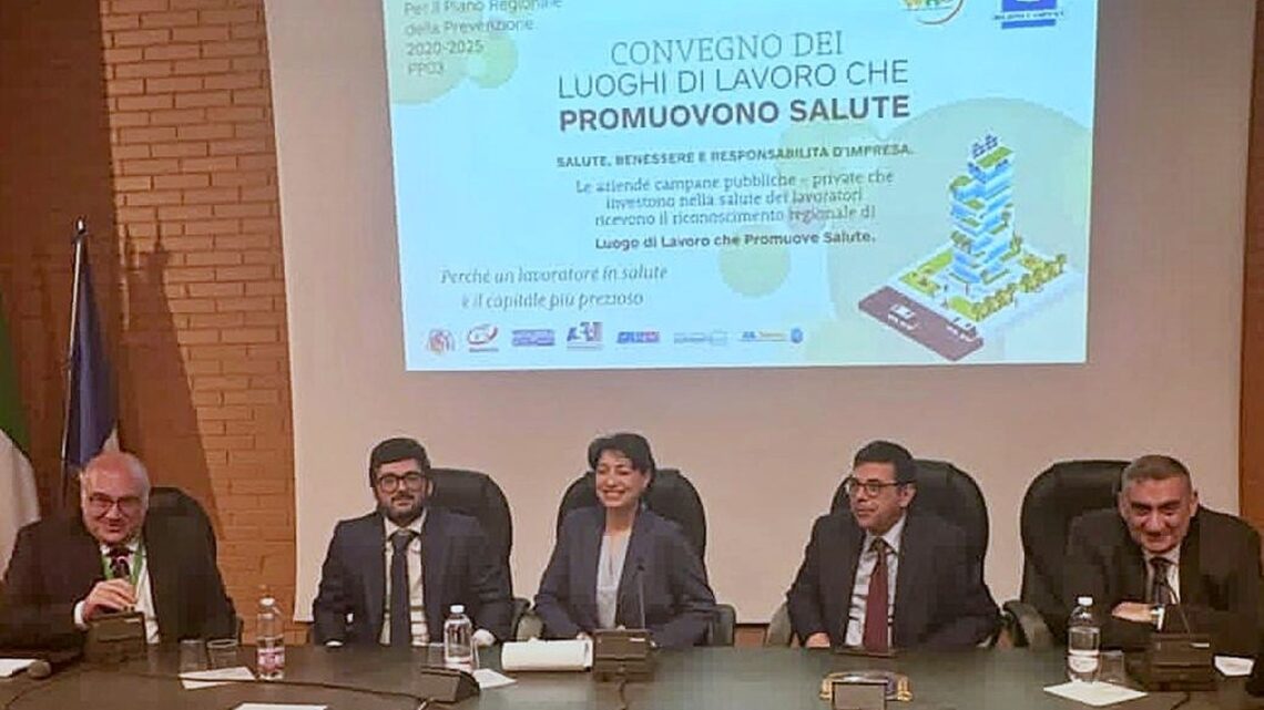 L’Ospedale di Ariano Irpino tra le eccellenze della Campania per la promozione della salute nei luoghi di lavoro