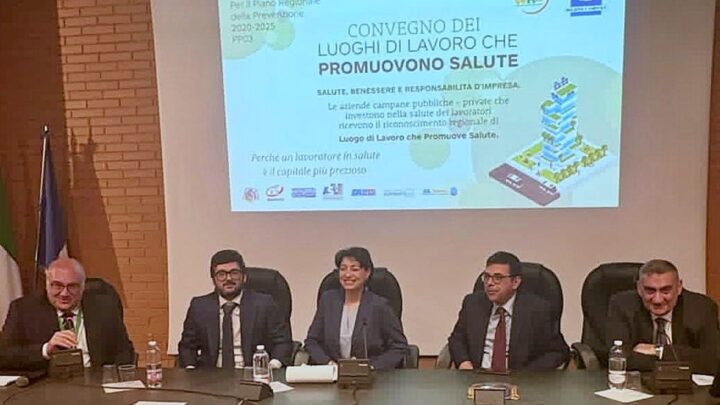 L’Ospedale di Ariano Irpino tra le eccellenze della Campania per la promozione della salute nei luoghi di lavoro