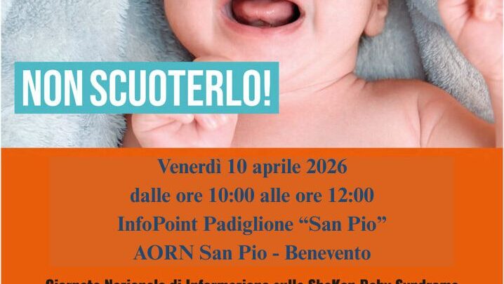 AORN San Pio aderisce alle Giornate Nazionali contro la Sindrome del Bambino Scosso
