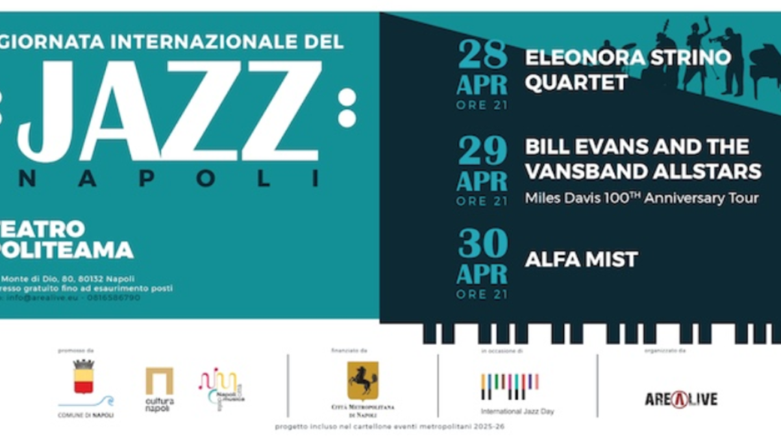 Napoli celebra il jazz: tre serate al Teatro Politeama