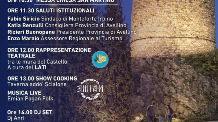 Monteforte Irpino, un mese tra cultura, identità e territorio