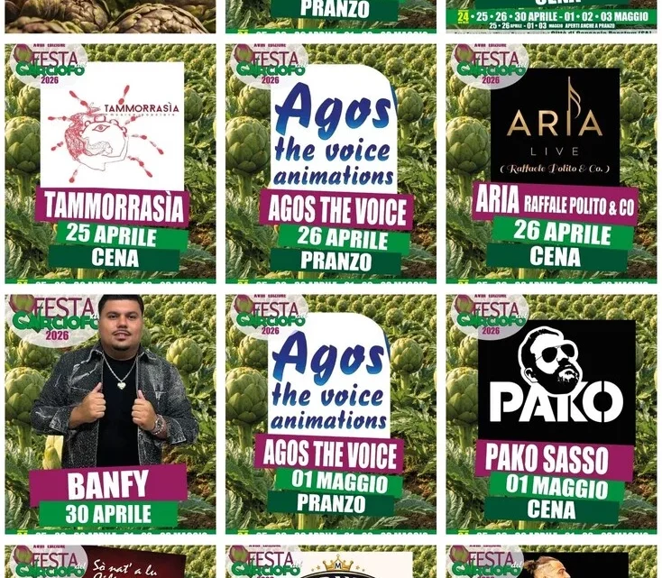 Paestum celebra il gusto: torna la Sagra del Carciofo 2026