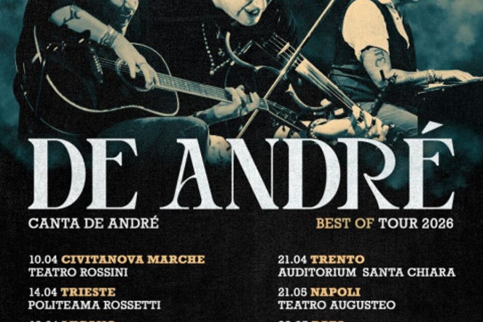 Cristiano De André in tour: omaggio live a Fabrizio De André Cristiano De André in tour: omaggio live a Fabrizio De André