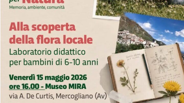 Mercogliano per Natura, al museo MIRA un laboratorio dedicato ai bambini