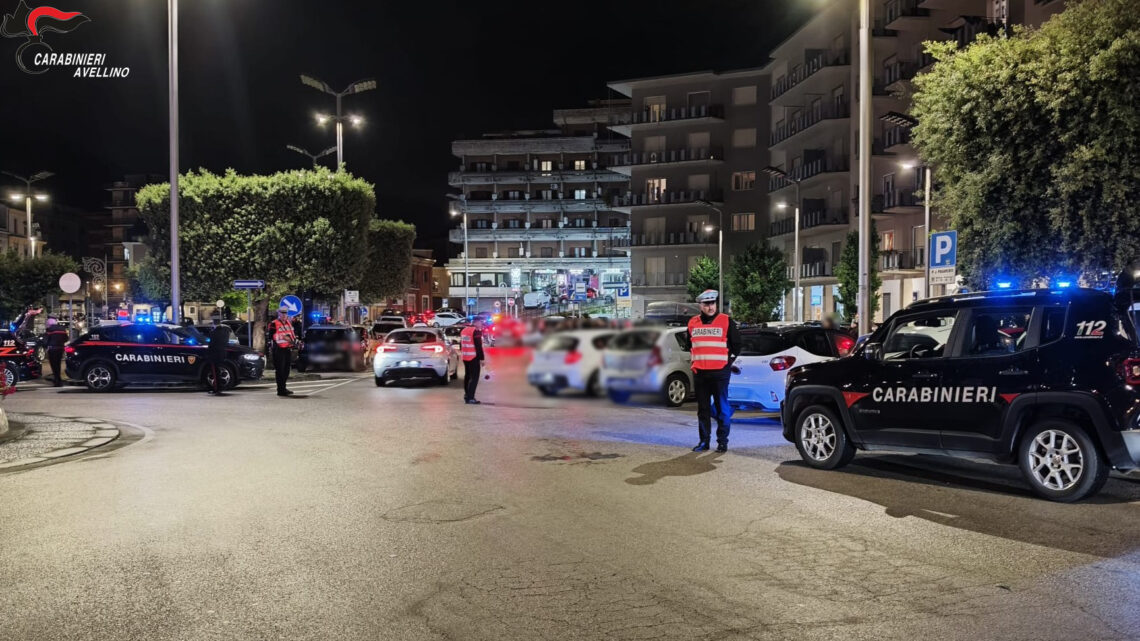Controlli straordinari ad Avellino: identificati 100 soggetti e raffica di multe
