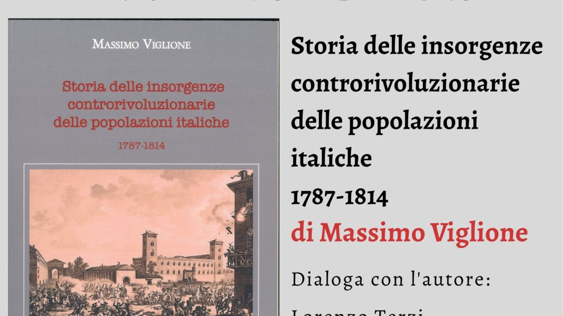 All’Archivio di Stato la presentazione del libro sulle insorgenze controrivoluzionarie All’Archivio di Stato la presentazione del libro sulle insorgenze controrivoluzionarie