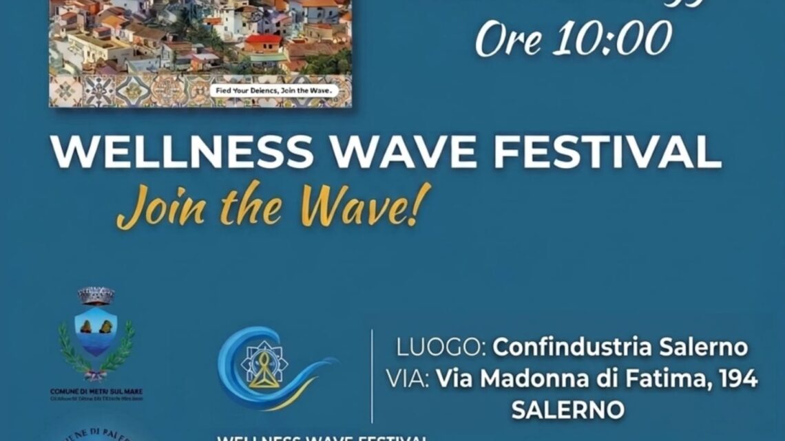 Salerno, a Confindustria la presentazione del Wellness Wave Festival Salerno, a Confindustria la presentazione del Wellness Wave Festival
