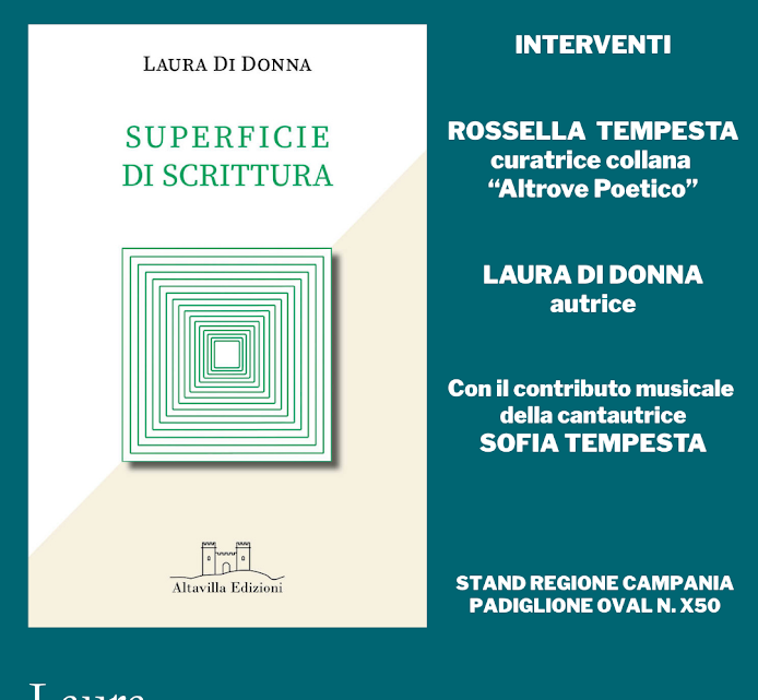 Altavilla Edizioni debutta al Salone del Libro di Torino con “Superficie di scrittura”