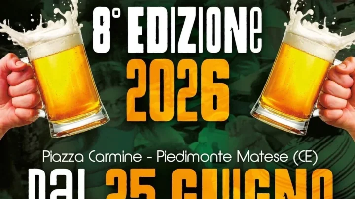 Piedimonte Beer Fest 2026, undici serate tra birra, street food e musica live