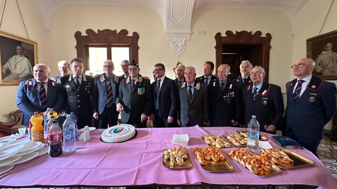 Mercogliano, l’Associazione Nazionale Carabinieri premia la fedeltà dei soci