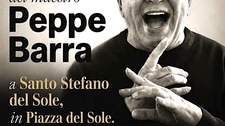 Santo Stefano del Sole celebra l’arte con il Premio Confimprenditori: al tramonto il concerto del Maestro Peppe Barra