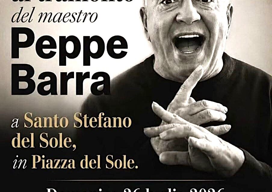 Santo Stefano del Sole celebra l’arte con il Premio Confimprenditori: al tramonto il concerto del Maestro Peppe Barra