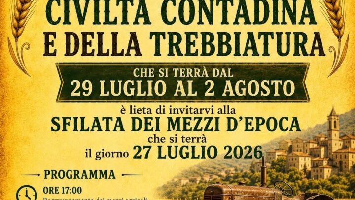 A Carretiello torna la Festa della Civiltà Contadina e della Trebbiatura: cinque giorni tra tradizione e sapori