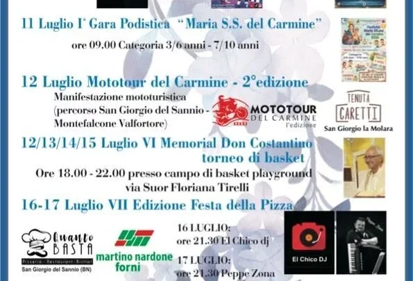 San Giorgio del Sannio, torna la Sagra dei Fusilli: sapori della tradizione e musica dal 3 al 19 luglio