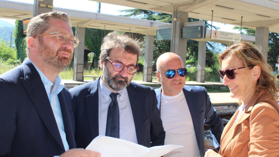 Avellino, sopralluogo alla stazione di Borgo Ferrovia: al via il progetto di riqualificazione