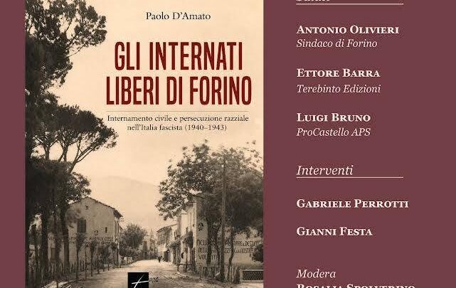“Gli internati liberi di Forino”: Paolo D’Amato racconta una pagina dimenticata a Palazzo Caracciolo