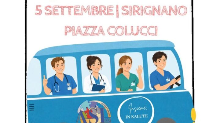 Sirignano, il 5 settembre la prima tappa di settembre del Camper della Salute dell’Asl Avellino