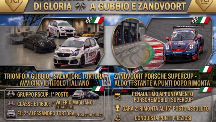 Fine settimana di gloria per i piloti dell’Automobile Club Salerno