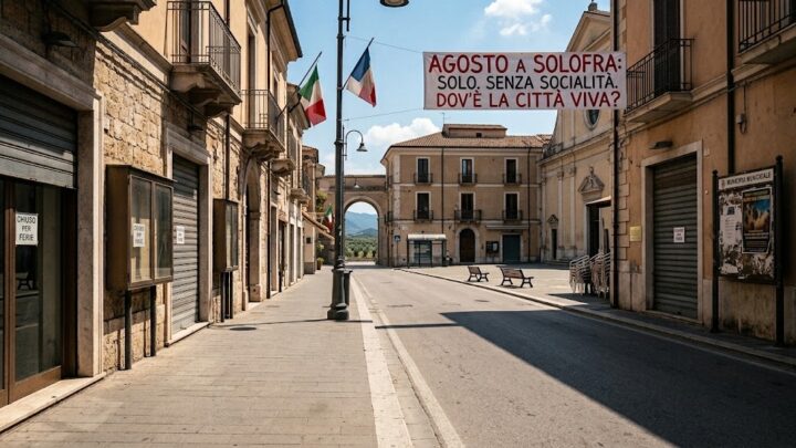 Solofra, l’affondo di D’Urso sull’estate in città: «Agosto deserto, serviva una vera programmazione e non solo la solita tradizione»