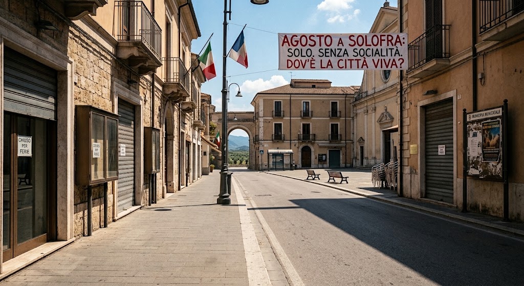 Solofra, l’affondo di D’Urso sull’estate in città: «Agosto deserto, serviva una vera programmazione e non solo la solita tradizione» Solofra, l’affondo di D’Urso sull’estate in città: «Agosto deserto, serviva una vera programmazione e non solo la solita tradizione»