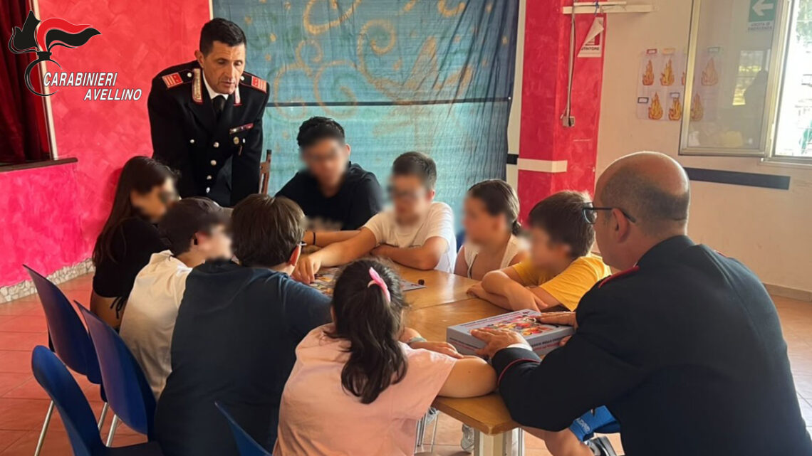I Carabinieri a Rocca San Felice: un “Viaggio nella consapevolezza” per i più giovani