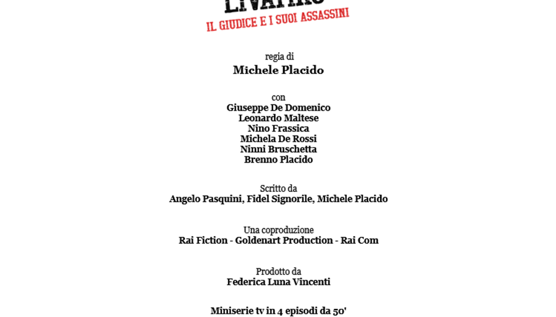 Rosario Livatino, la storia del “Giudice Ragazzino” diventa una fiction Rai firmata Michele Placido Rosario Livatino, la storia del “Giudice Ragazzino” diventa una fiction Rai firmata Michele Placido
