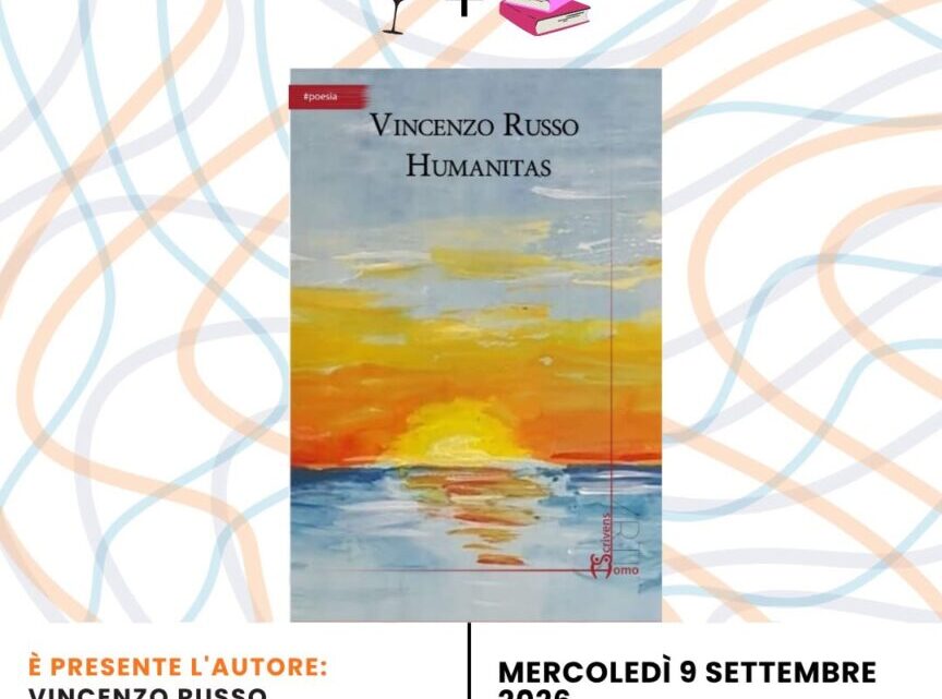 Napoli, al Bistrot Lazzarelle la presentazione di “Humanitas” di Vincenzo Russo Napoli, al Bistrot Lazzarelle la presentazione di “Humanitas” di Vincenzo Russo
