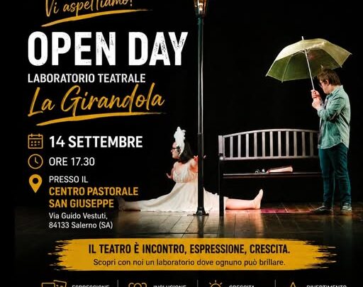 Salerno, riparte “La Girandola”: il laboratorio teatrale inclusivo firmato Anffas Caressa
